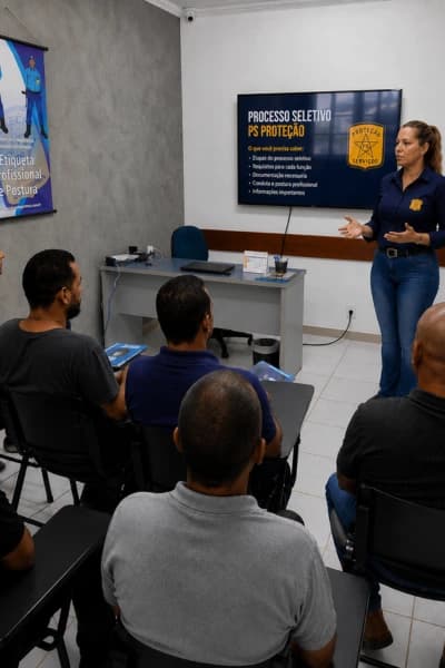 Briefing do processo seletivo PS Proteção com candidatos